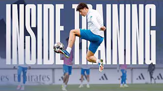 💪 Final training session before the match against Manchester City!