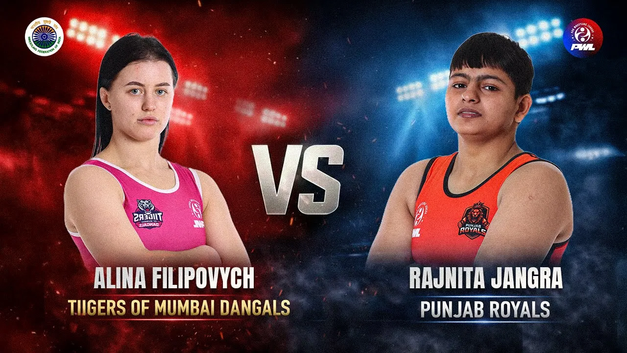 Rajnita Jangra vs Alina Filipovic  | 57 KG | Day 6 | Match 6 PWL 2026 🔥🤼‍♀️