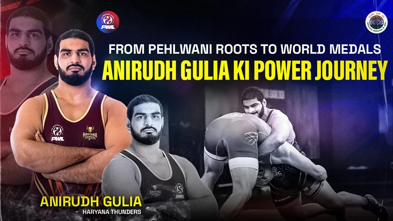 Anirudh Gulia Wrestling Journey π₯ | From Pehlwani Roots to Asian & World Stage | PWL 2026#pwl2026