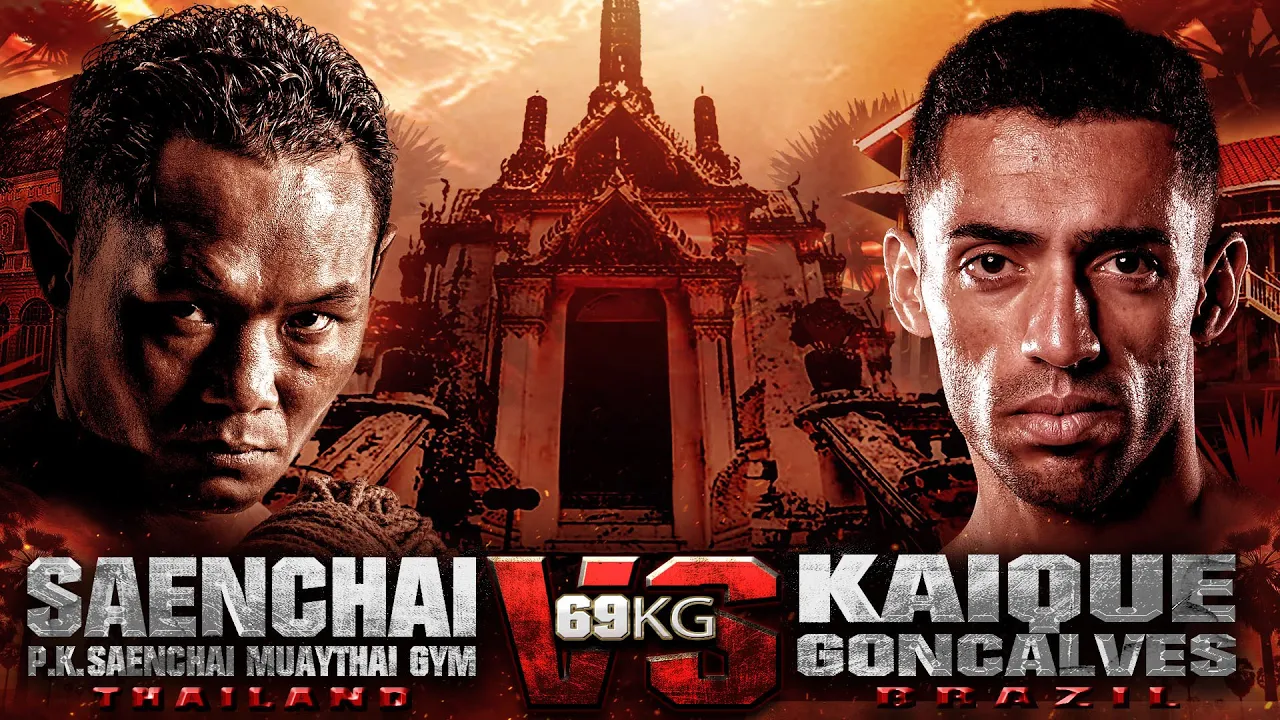 แสนชัย พี.เค.แสนชัยมวยไทยยิม VS ไคคีย์ กอนคาลเวส | THAI FIGHT คาดเชือก เพชรบุรี