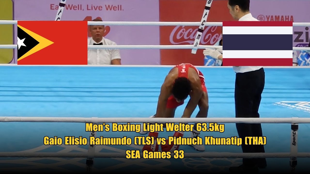 Men’s Boxing Light Welter 63.5kg: Gaio Elisio Raimundo (TLS) vs Pidnuch Khunatip (THA) SEA Games 33