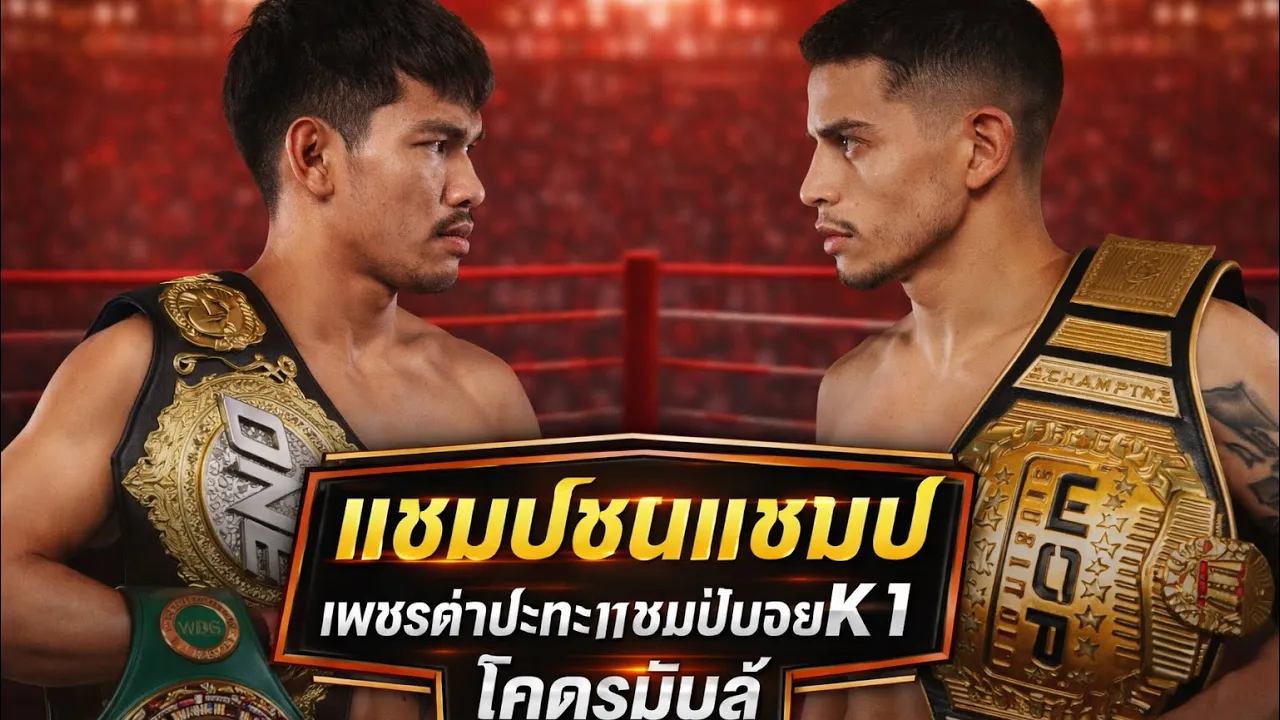 แชมป์ชนแชมป์ เพชรดำปะทะแชมป์มวยK1 โคตรมันส์ เพชรดํา เพชรยินดีอะคาเดมี่ vs Tomas Aguirre 