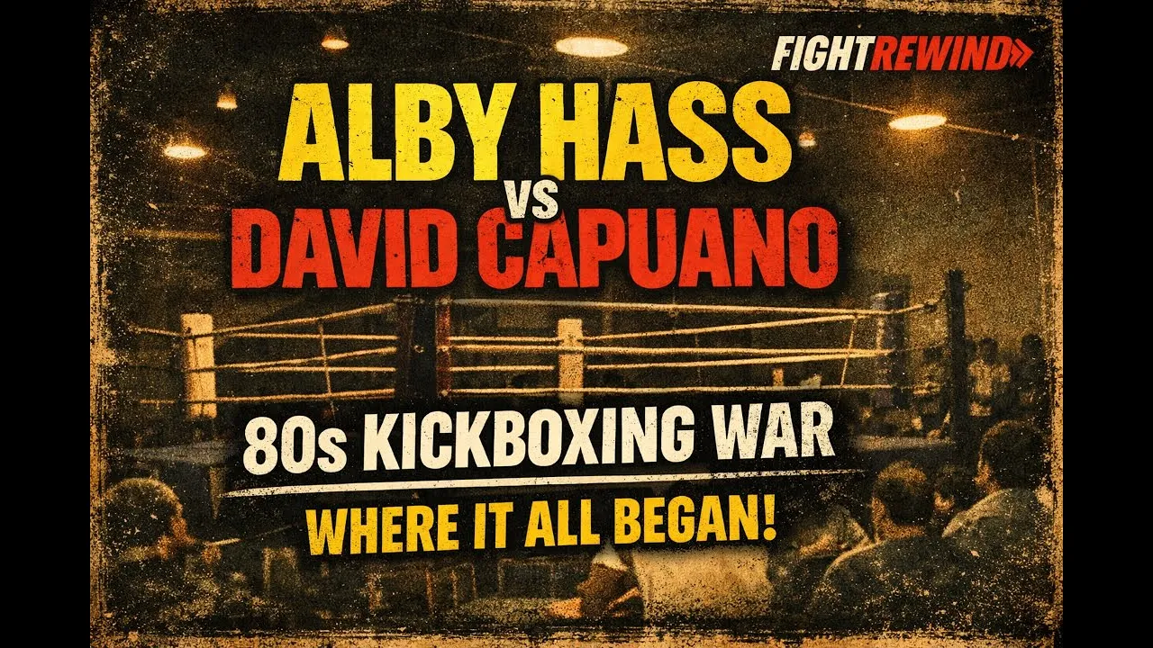 Alby Hass vs David Capuano | Mid-80s Kickboxing – Where It All Began