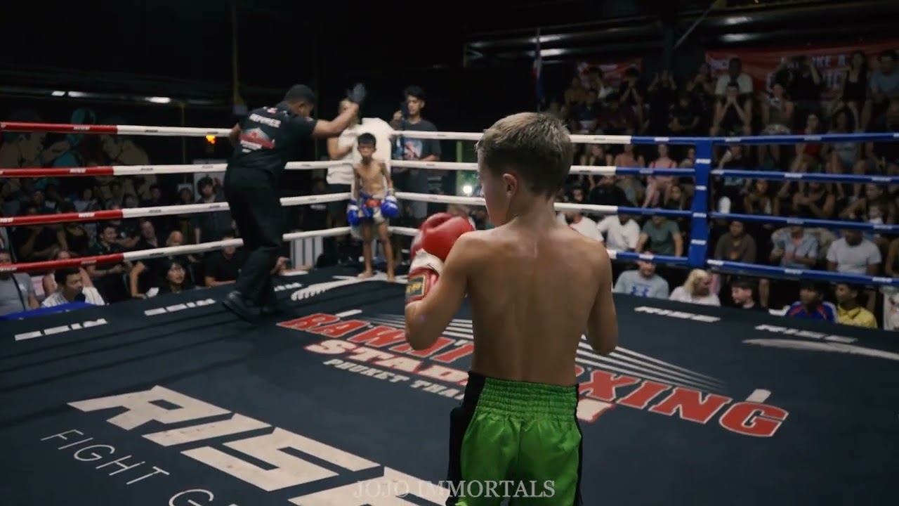 มวยเด็กต่อยน็อคคาที่ ยก1 check Uppercut Muaythai vs มณีแดง ศิษย์ครูจรูญ