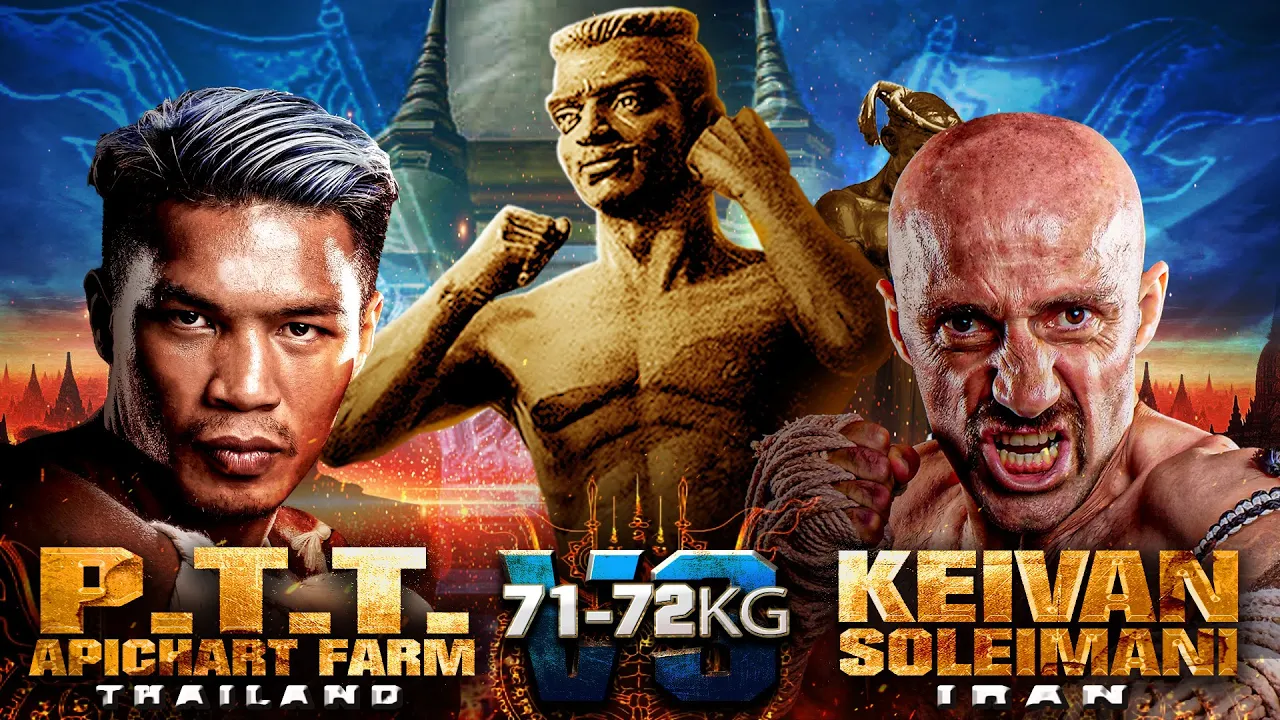 P.T.T. Apichart Farm VS Keivan Soleimani | THAI FIGHT Nai Khanom Tom