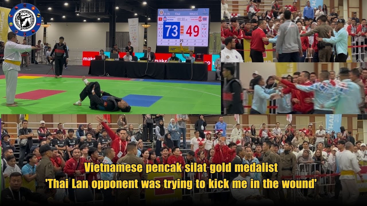 Vietnamese pencak silat gold medalist: 'My Thai opponent was trying to kick me in the wound'