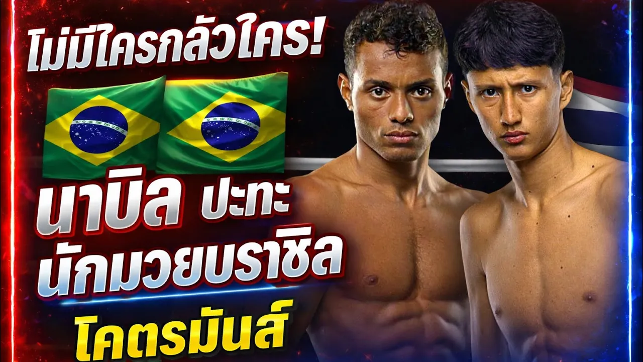ไม่มีใครกลัวใคร! นาบิลปะทะนักมวยบราซิล โคตรมันส์ ฟิลิปเป โลโบ VS นาบิล อานาน