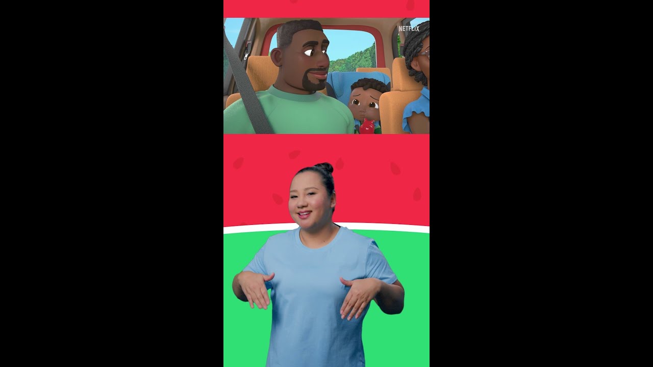 How to sign "Are we there yet?" in American Sign Language! 🧏 CoComelon Lane