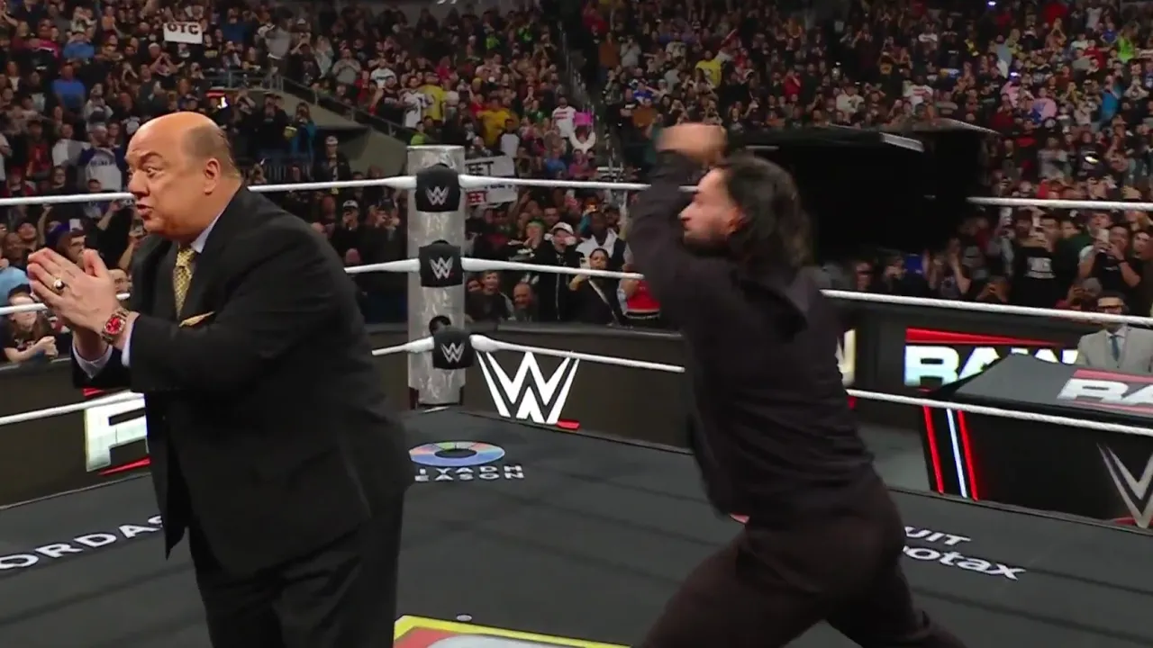 Seth Rollins Brutal Attack Paul Heyman With Steel Chair & Sends Him Hospital WWE Raw 2026 Highlights