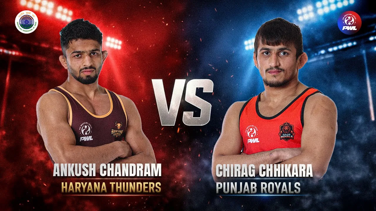 Ankush Chandram vs Chirag Chikkara | Day 2 Match 5 | Men’s 57 KG | PWL 2026 #pwl2026