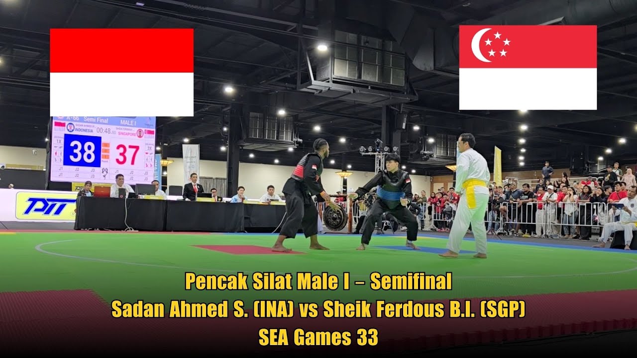 Pencak Silat Male I – Semifinal: Sadan Ahmed S. (INA) vs Sheik Ferdous B.I. (SGP) | SEA Games 33