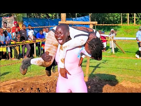 WOMEN WRESTLING FULL SEGMENT: Asio Ashamed Sauda Yoyo! Soft Ground Wrestling Uganda 4/1/25 