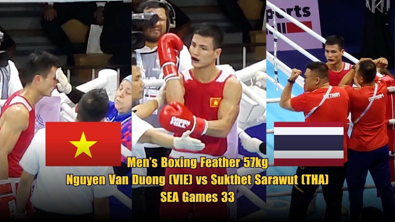 Men’s Boxing Feather 57kg: Nguyen Van Duong (VIE) vs Sukthet Sarawut (THA) | SEA Games 33