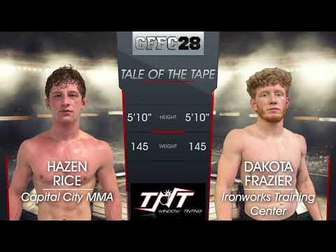 CHOSEN FEW FIGHTING CHAMPIONSHIP 28 Dakota Frasier vs Hazen Rice