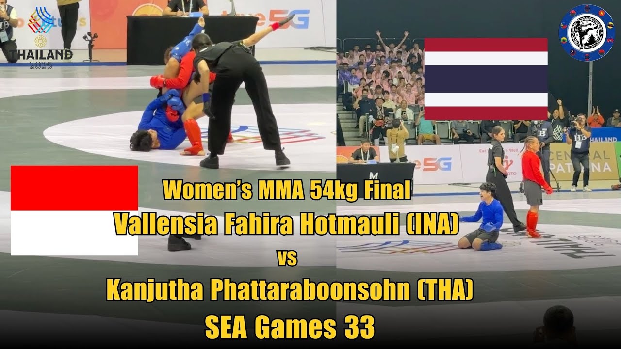 Women’s MMA 54kg Final | Vallensia Fahira Hotmauli (INA) vs Kanjutha Phattaraboonsohn (THA)