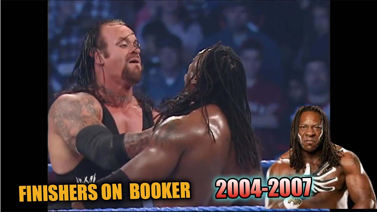 WWE ALL FINISHERS ON BOOKER 2004 TO 2007 HIGHLIGHTS