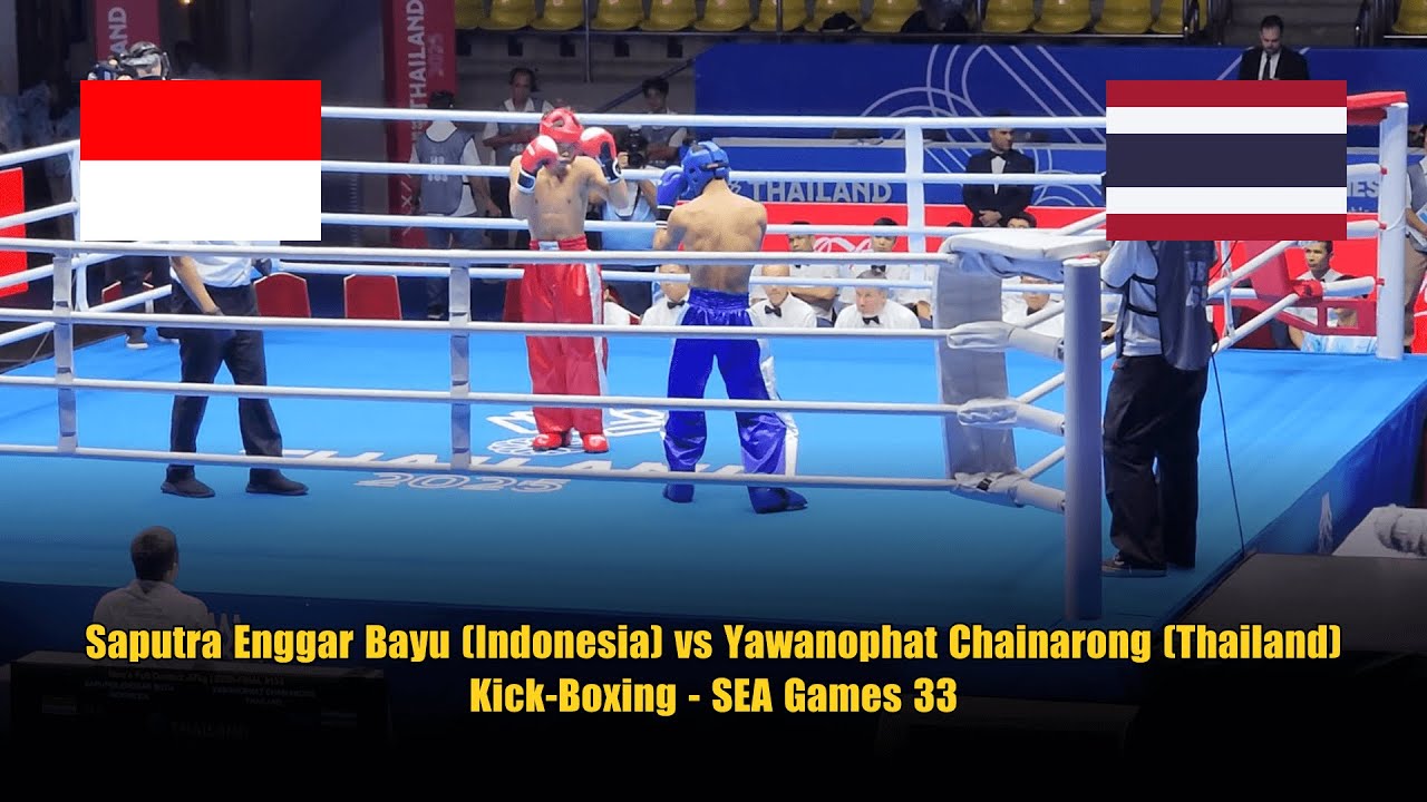 MEN’S FULL CONTACT – 57KG: SAPUTRA ENGGAR BAYU (INA) VS YAWANOPHAT CHAINARONG (THA) – SEA GAMES 33