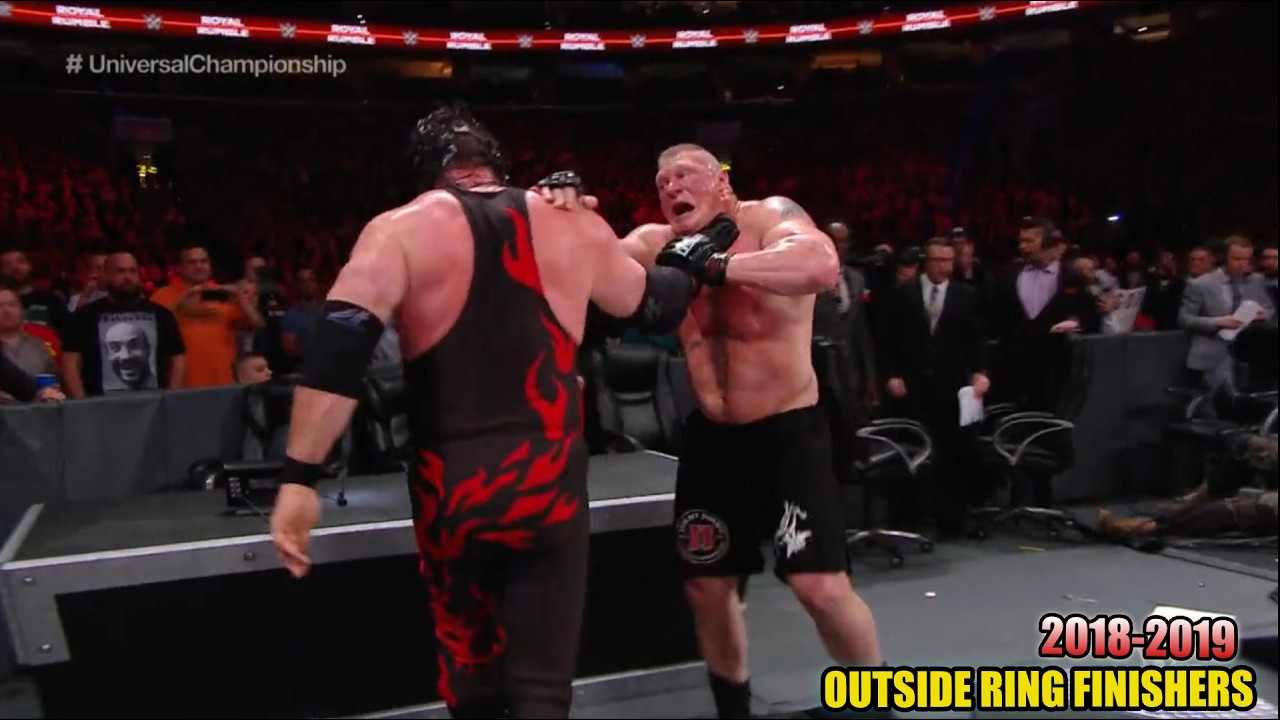 WWE Finishers Outside the Ring | 2018–2019 Era | Most Powerful WWE Moments