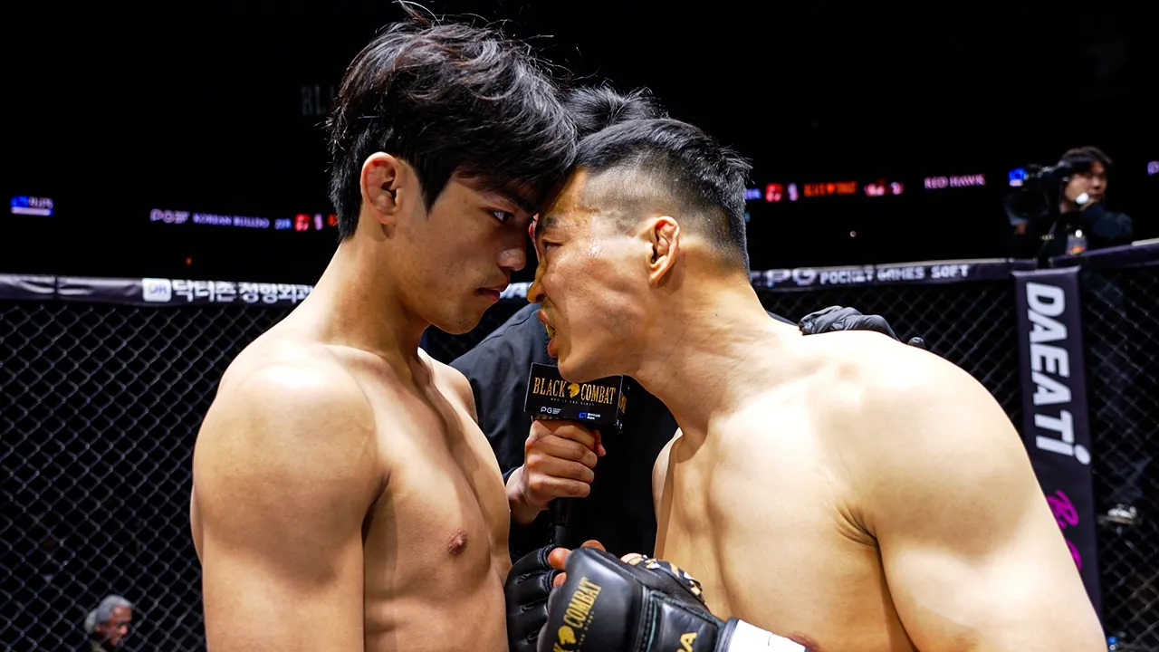 붉은매 지혁민 vs 코리안불도저 남의철 [블랙컴뱃16]