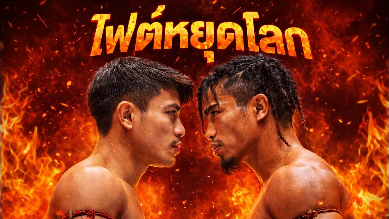 ไฟต์มวยหยุดโลก โคตรมันส์ จ้าวเสือใหญ่ ม.กรุงเทพธนบุรี vs สุริยันต์เล็ก พ.เย็นยิ่ง 