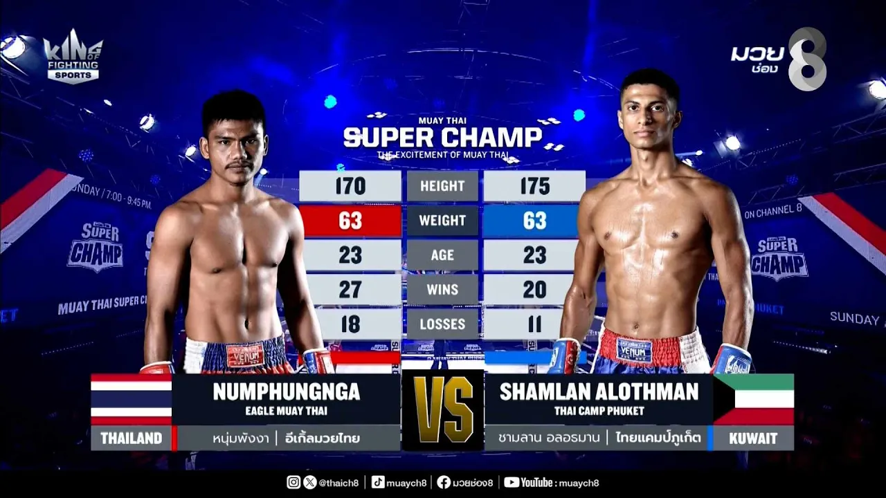 คู่เด็ดมวยมันส์ | หนุ่มพังงา อีเกิ้ลมวยไทย ดวล ชามลาน อลอธมาน