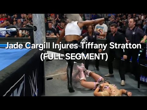 Tiffany Stratton Injured By Jade Cargill Smackdown 10/24/25