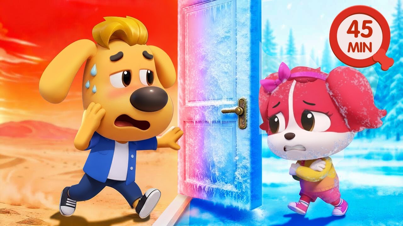 Hot VS Cold Challenge | Good Habits for Kids | Fun Story | Kids Cartoon | Sheriff Labrador