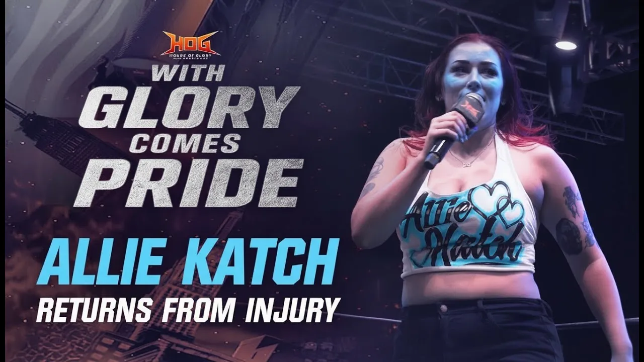 Indi Hartwell - Allie Katch Returns at HOG With Glory Comes Pride New #wrestling  #wwe