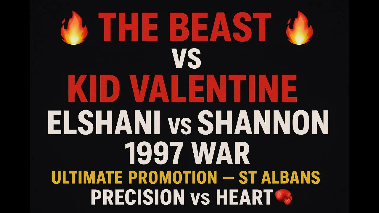 🔥 Ilaz “The Beast” Elshani vs Jim “Kid Valentine” Shannon 🔥 Ultimate Promotion Sept 21st 1997