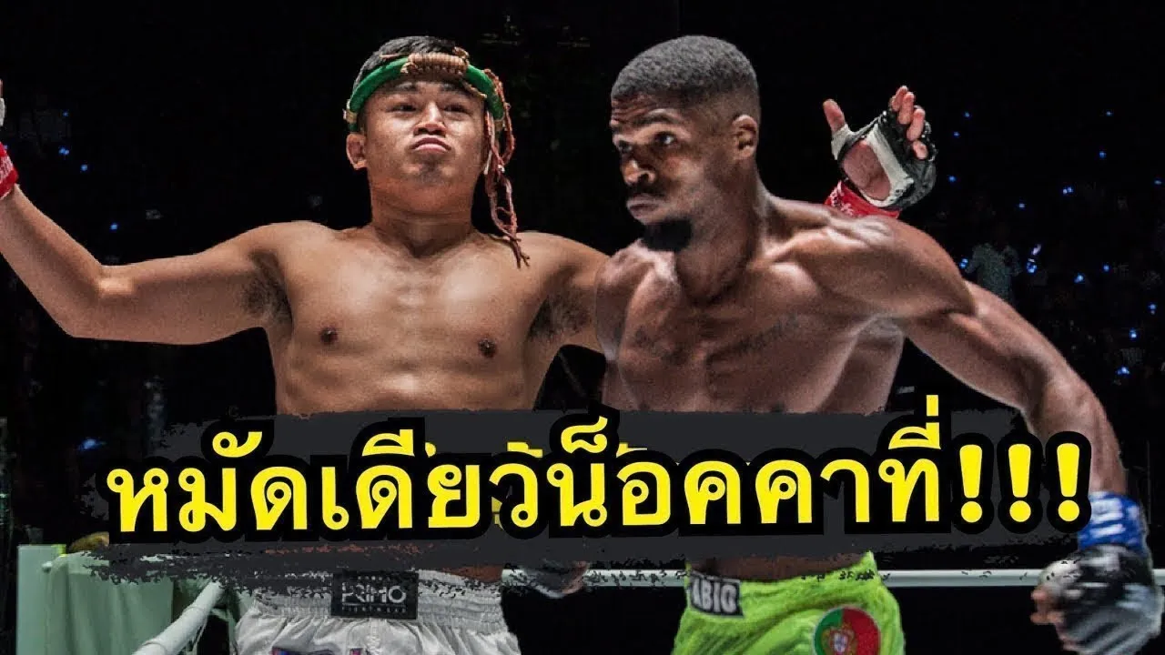 หมัดเดียวน็อคคาที่! แสงมณี พีเค.แสนชัยมวยไทยยิม VS Fabio Reis