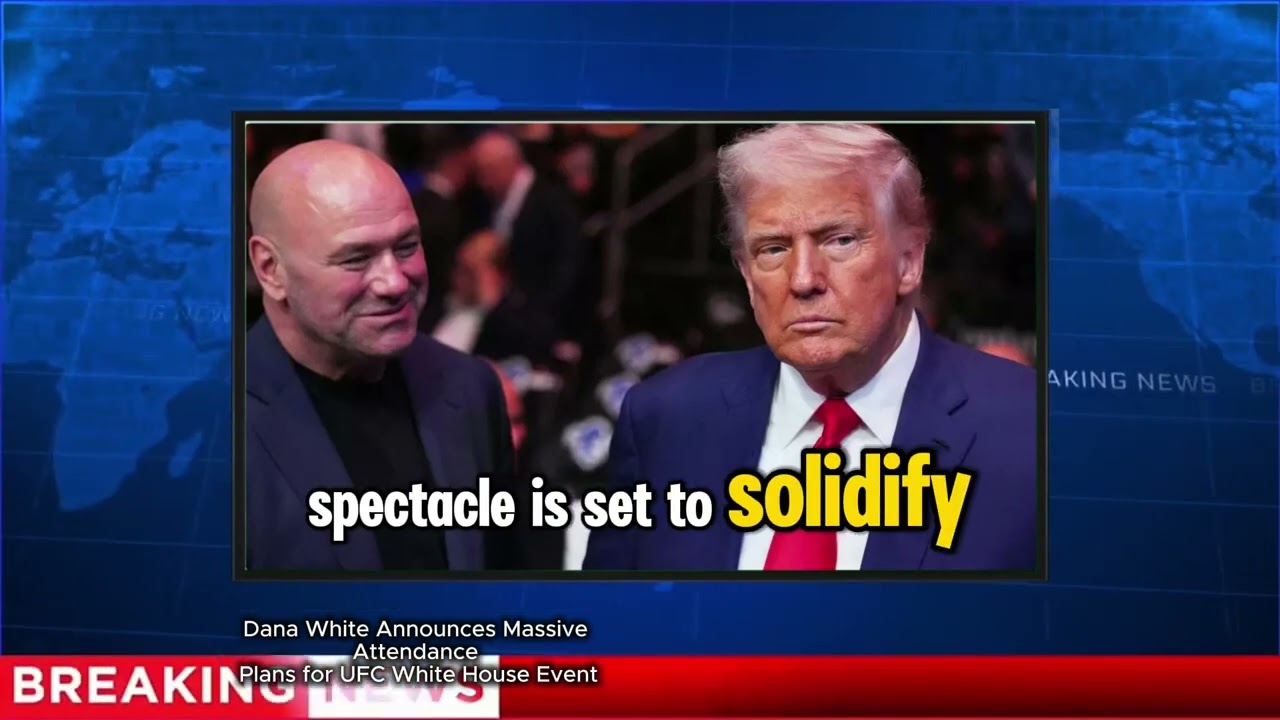 January 10th Hot News: , Dana White Announces Massive Attendance Plans for UFC White House Event,