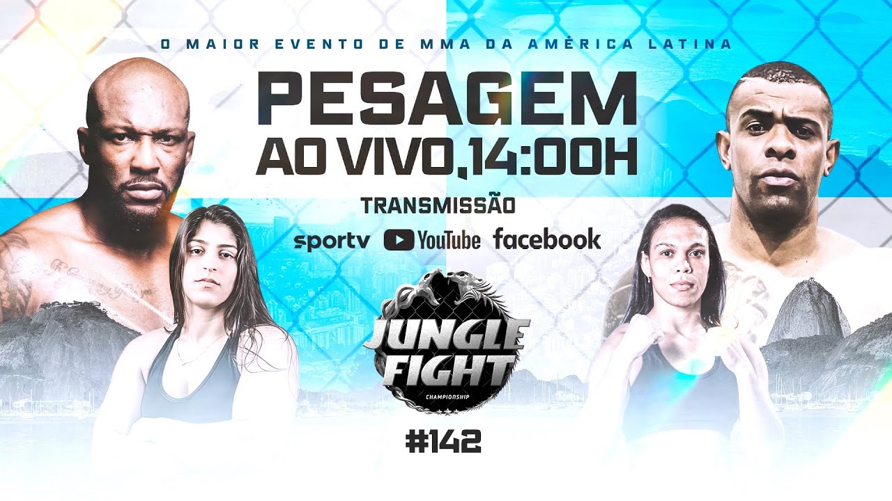 JUNGLE FIGHT 142 l RIO DE JANEIRO - PESAGEM AO VIVO