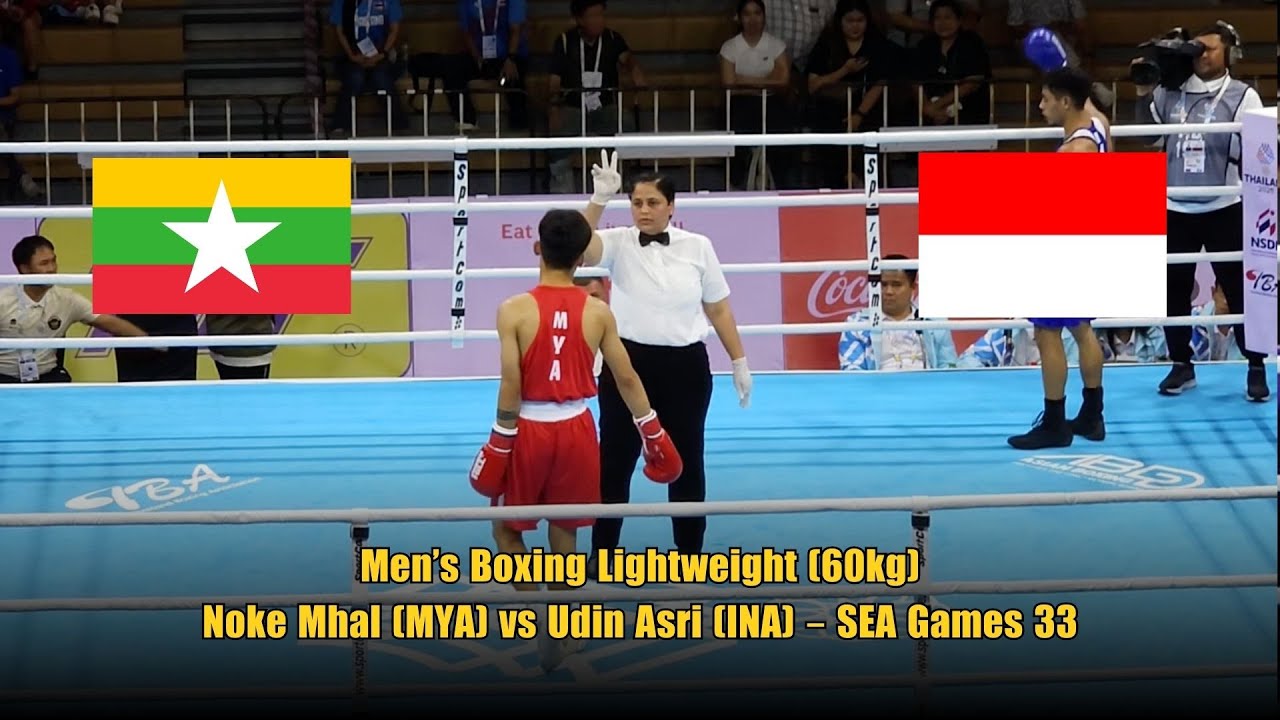 Men’s Boxing Lightweight (60kg): Noke Mhal (MYA) vs Udin Asri (INA) – SEA Games 33