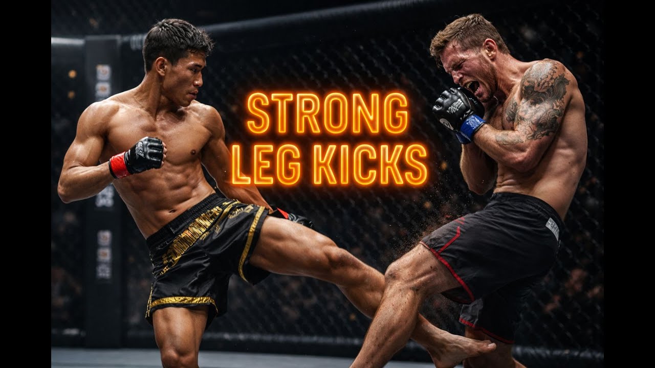 You Can’t Tough This Out! Leg Kicks That Ended the Fight🦵🔥