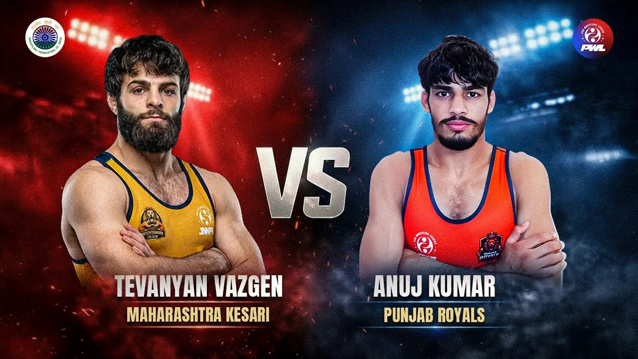 Tevanyan Vazgen vs Anuj Kumar | Day 12 Match 9 | PWL 2026 #pwl2026