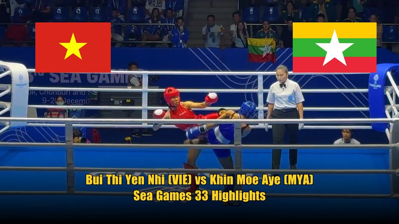 Women’s Kick-boxing 48kg: Bui Thi Yen Nhi (VIE) vs Khin Moe Aye (MYA) – SEA Games 33