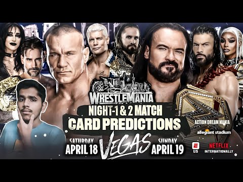 WWE WrestleMania 42 Match Card Predictions | After Elimination Chamber 2026 | Action Dream Mania 