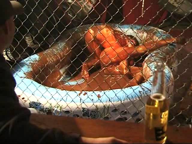 Hot Girls Pudding Wrestling!!