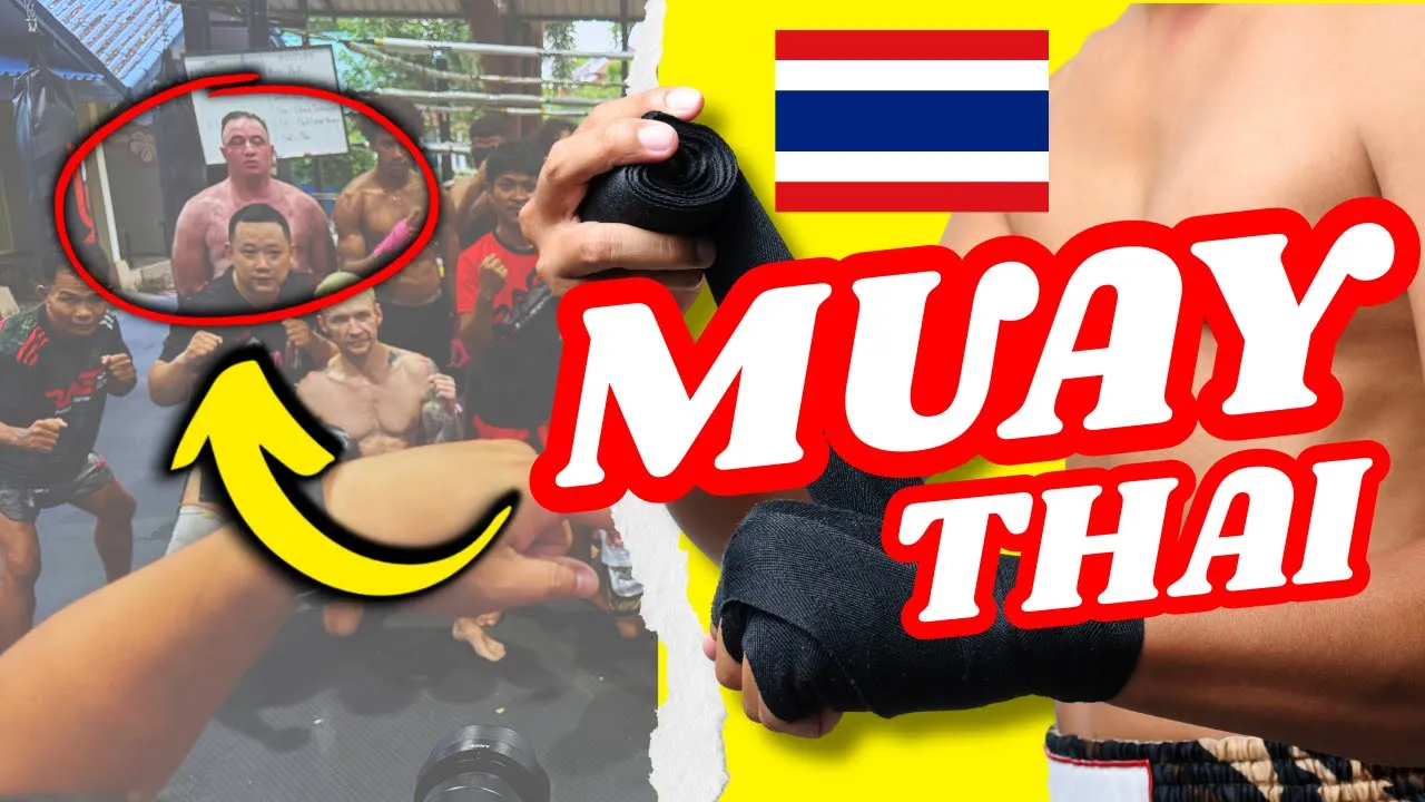 Doing Muay Thai at 42⎟Rage Fight Academy @ragefightcamp  Pattaya Thailand