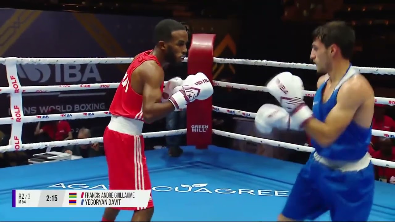 Davit Yegoryan (ARM) vs. Francis Guillaume (MRI) IBA World Championships 2025 (54kg)