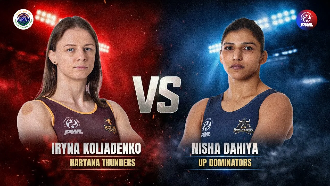 Iryna Koliadenko vs Nisha Dahiya | 62 KG | Day 14 Match 7 | Iryna Wins by Fall | PWL 2026 #pwl2026