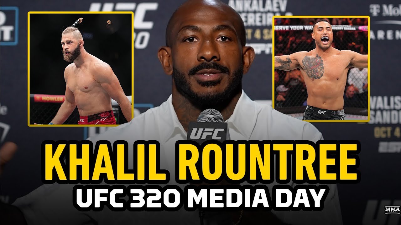 Khalil Rountree Previews Jiri Prochazka Fight, Reacts To Carlos Ulberg's Knockout Win | UFC 320