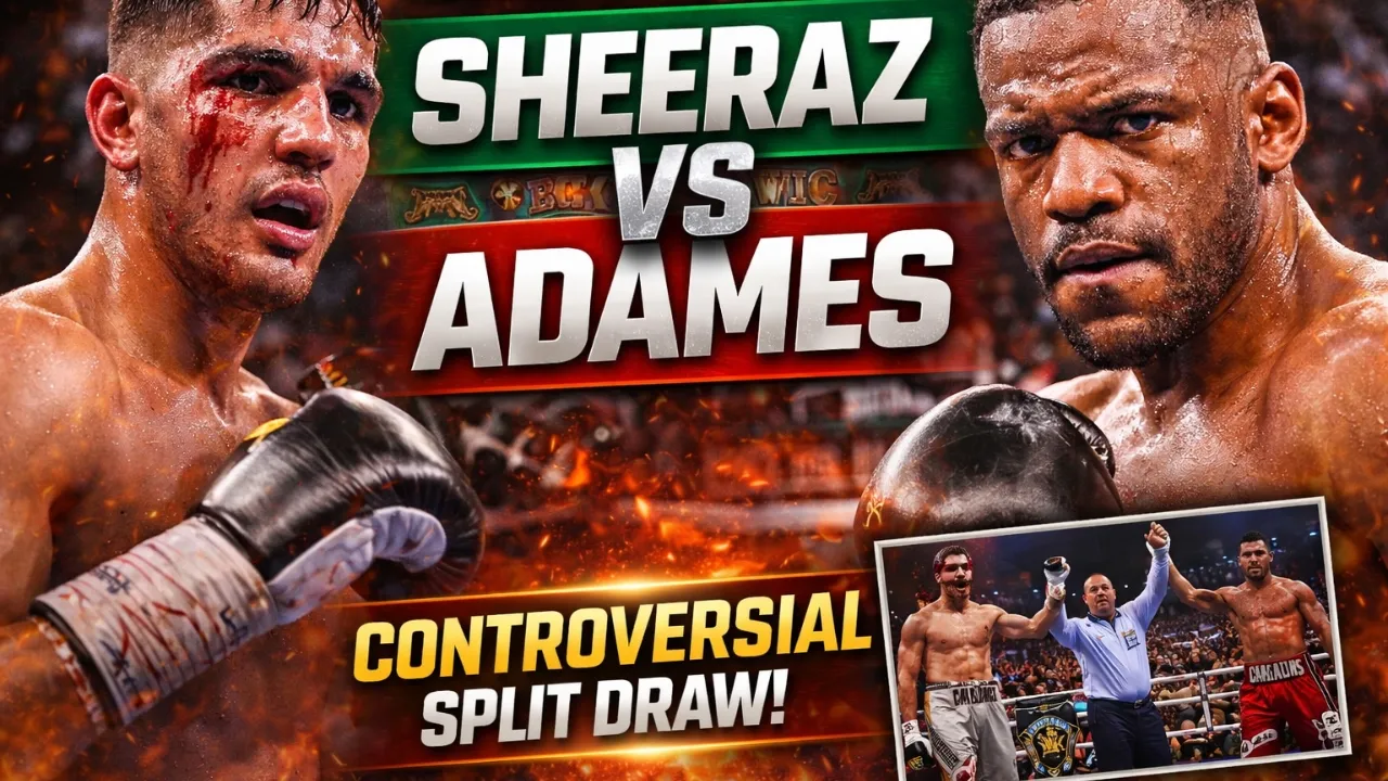 Hamzah Sheeraz vs Carlos Adames | WBC Middleweight Title War Ends in Controversial Split Draw