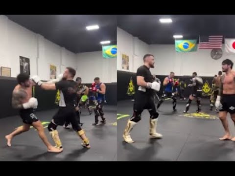 Alex Pereira Leaks Dillon Danis Spar Footage For KSI