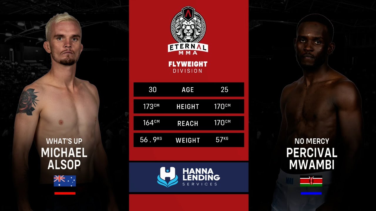 Eternal MMA 102   Michael Alsop VS Percival Mwambi   FULL FIGHT