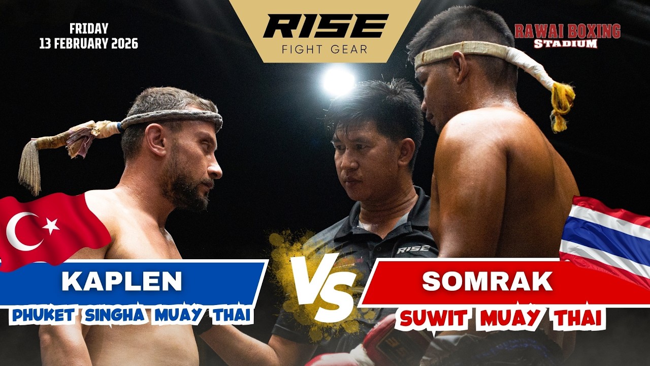 🇹🇭 Thailand vs Turkey 🇹🇷 | SOMRAK (Suwit Muay Thai) vs KAPLEN (Phuket Singha Muay Thai)