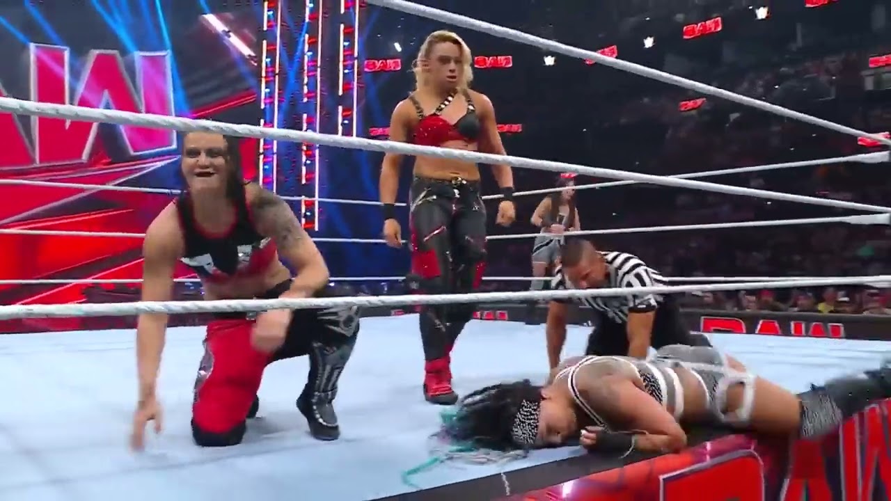 Zoey Stark & Shayna Baszler vs. Kayden Carter & Katana Chance: Raw, March 4, 2024