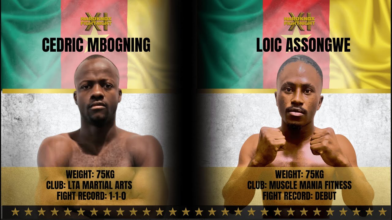 Hard Knox Fight Night 11 Cedric Mbogning Vs Loic Assongwe  Same country, Same goal different result