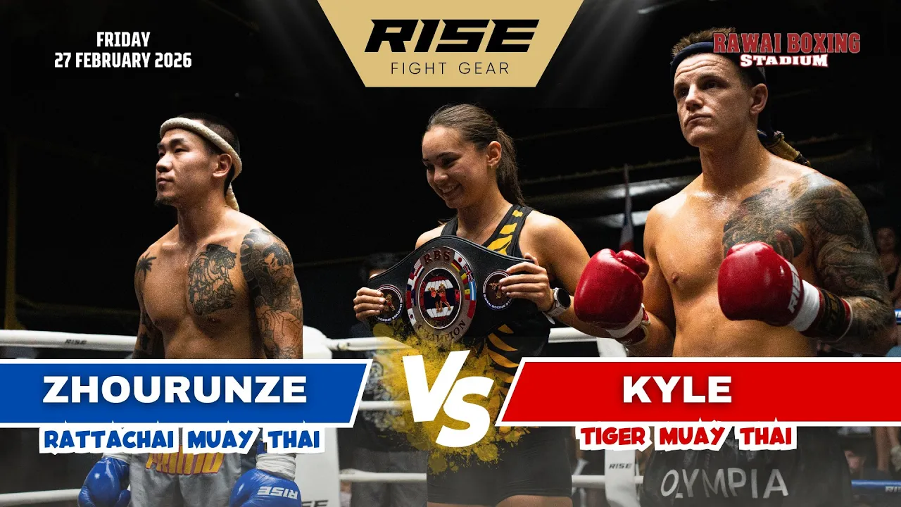 🇦🇺 Australia vs China 🇨🇳 | KYLE (Tiger Muay Thai) vs ZHOURUNZE (Rattachai Muay Thai)