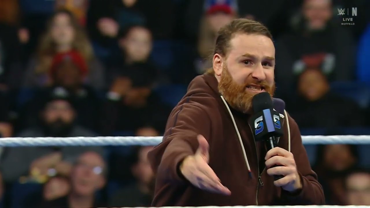 WWE SMACKDOWN SAMI ZAYN ENTRANCE 01/02/26